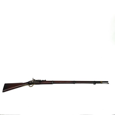 Lot 117 - A Victorian Snider Enfield three band...