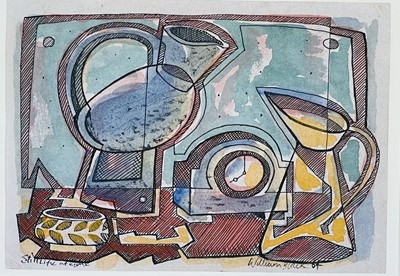 Lot 316 - William BLACK (XX) Still Life at Eight Ink and...