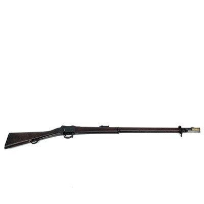 Lot 119 - An Enfield Martini Henry Mark IV long lever...