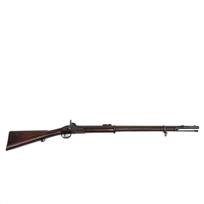 Lot 122 - A Victorian Enfield two band Percussion musket,...