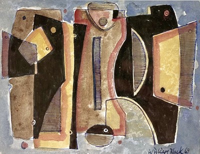 Lot 15 - William BLACK (XX) Untitled Ink and wash...