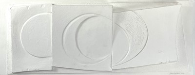 Lot 199 - Chris COCKLIN Equinox White relief Signed and...