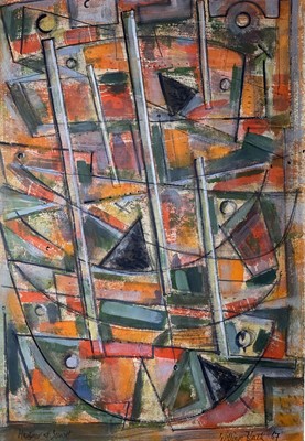 Lot 143 - William BLACK (XX) Harbour at Sunset Mixed...