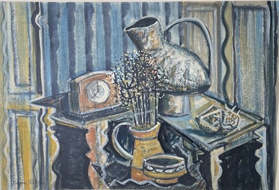 Lot 161 - William BLACK (XX) Evening Still Life Mixed...