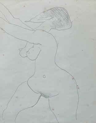 Lot 147 - Roger HILTON (1911-1975) Untitled Pencil on...