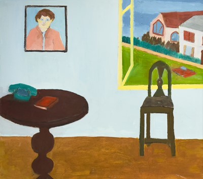 Lot 176 - Bob BOURNE (1931-2021) Interior with Telephone,...