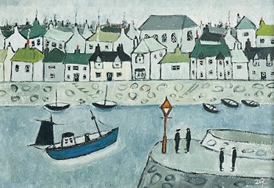 Lot 172 - Joan GILLCHREST (1918-2008) Harbour Mouth Oil...