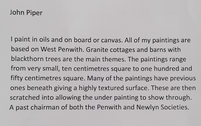 Lot 2 - John PIPER