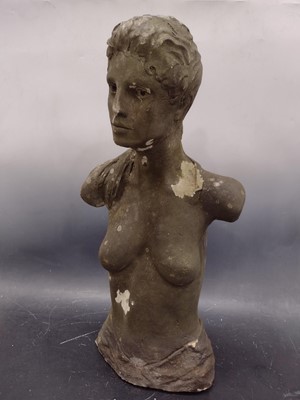 Lot 619 - A classical reconstituted stone figure of a...