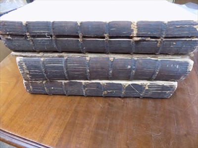 Lot 115 - JOHN LOCKE "The Works." 3 Vols, 4th edn, calf,...