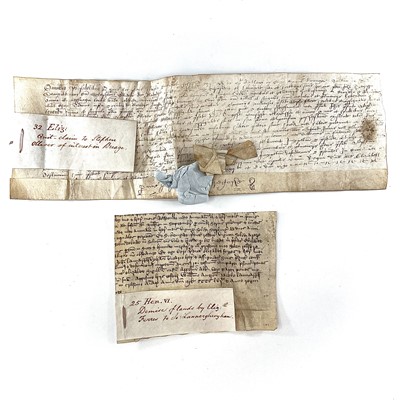 Lot 60 - CORNWALL INTREST. Elizabeth I, a quitclaim to...
