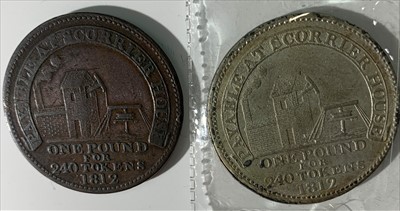 Lot 562E - Cornish 19th Century Penny Tokens (2)