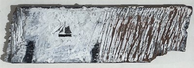 Lot 337 - Graham RICH (1945) Running Before a Storm...