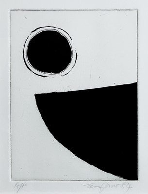 Lot 84 - Sir Terry FROST (1915-2003) Black Moon (Kemp...