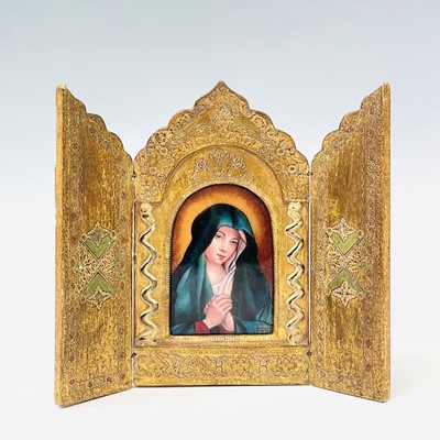 Lot 5 - Camille Faure, A Limoges enamel plaque of the...