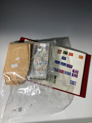 Lot 504 - A Great Britain mint and used stamp album,...