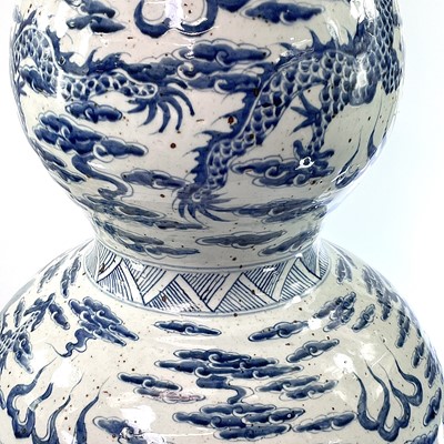 Lot 20 - An enormous Chinese blue and white porcelain...