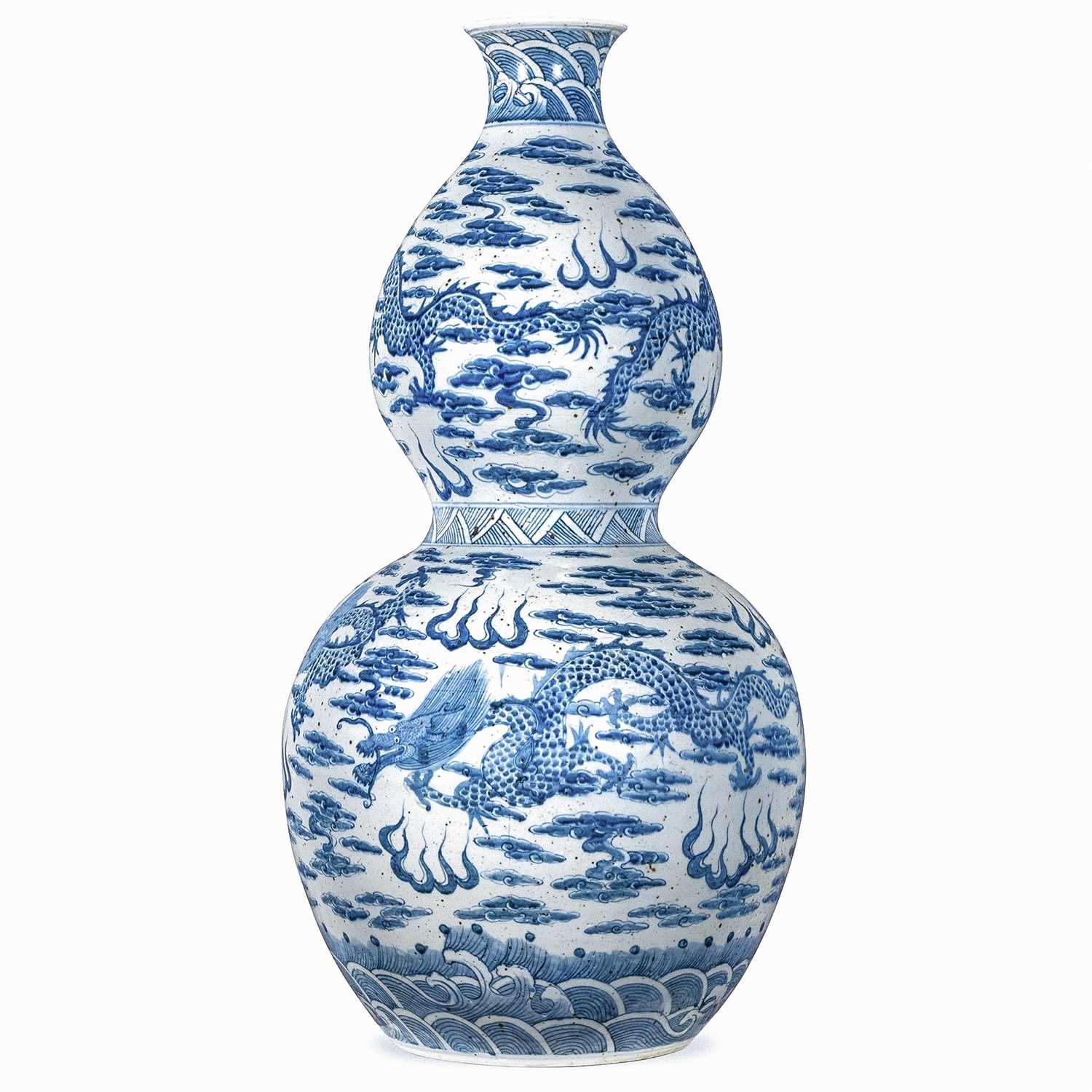 Lot 20 - An enormous Chinese blue and white porcelain...