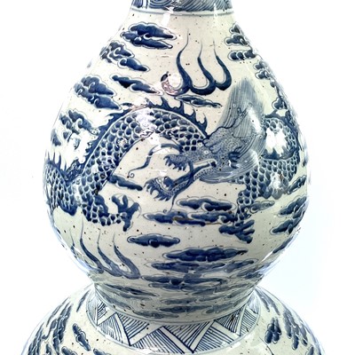 Lot 20 - An enormous Chinese blue and white porcelain...