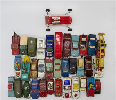 Lot 597 - Corgi - A large selection of playworn vehicles...