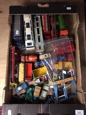 Lot 595 - A large selection of die cast mainly...