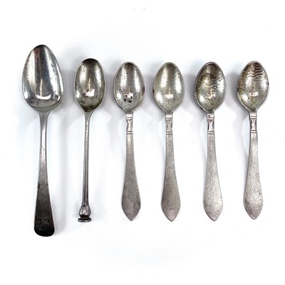 Lot 191 - A set of four Georg Jensen 1930's silver...