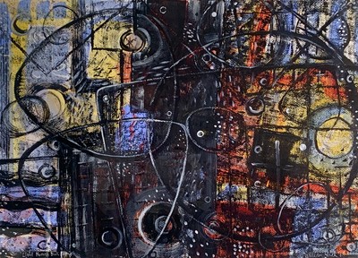 Lot 357 - William BLACK Light Through Dark Forms Gouache...