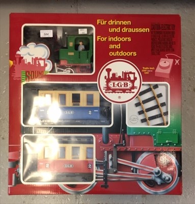 Lot 584 - Lehmann LGB G-Scale Gross-Bahn train set, No....
