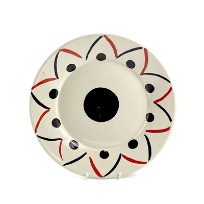 Lot 285 - Sir Terry FROST (1915-2003) Black and Red Dish...
