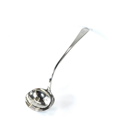 Lot 96 - A George IV silver Old English pattern soup...