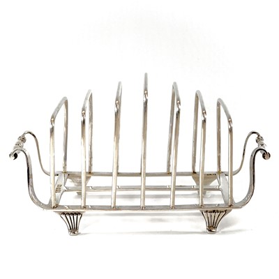 Lot 6 - A good Victorian silver graduated six section...