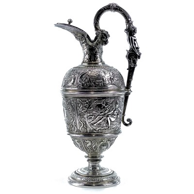 Lot 92 - An impressive and heavy Victorian silver...
