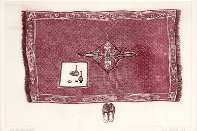 Lot 1022 - On Persian carpet