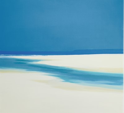Lot 14 - John MILLER (1931-2002) Hayle Oil on canvas...