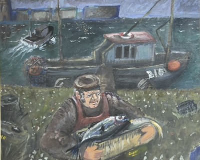 Lot 60 - William COOPER (1923-2011) Morning Catch...