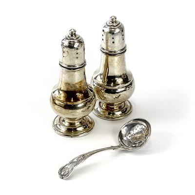 Lot 160 - A pair of 20th century sterling silver...