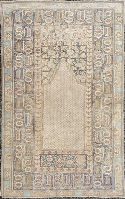 Lot 1209 - A Ghiordes prayer rug, West Anatolia, circa...