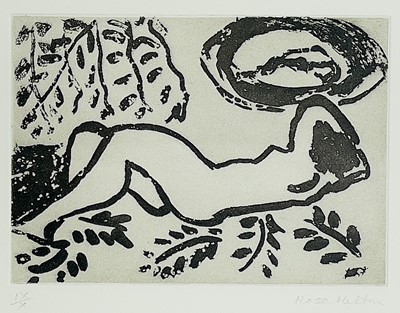 Lot 11 - Rose HILTON (1931-2019) Untitled Etching and...