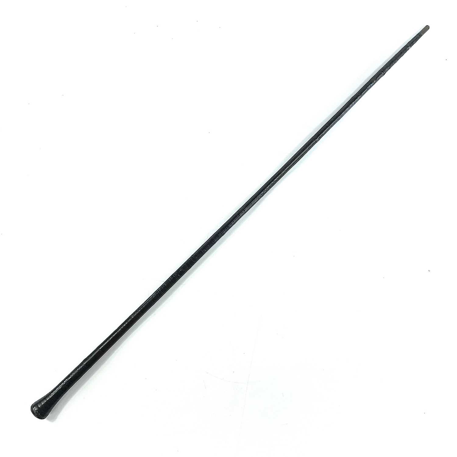 Lot 26 - A banded baleen walking cane, mid 19th century,...