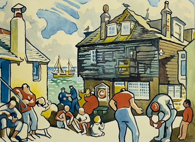 Lot 4 - Clare WHITE (1903-1997) Westcott's Quay, St...