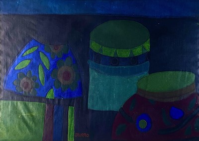 Lot 255 - Jessica COOPER (1967) Still Life Acrylic on...