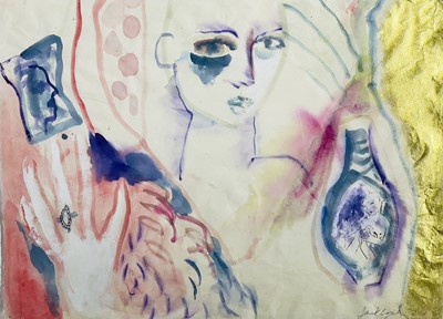 Lot 227 - Janet LYNCH (1938) Perhaps Mixed media on...