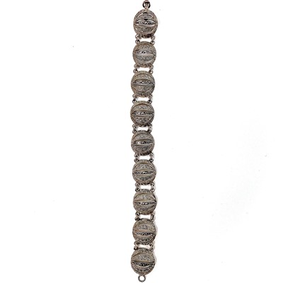 Lot 189 - A 925 silver gilt filigree and marcasite...