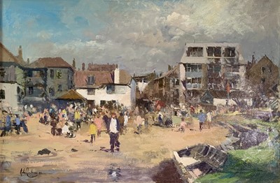 Lot 420 - John AMBROSE (1931-2010) Outside The Sloop Inn,...