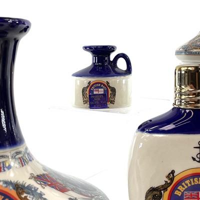 Lot 13 - British Navy Pussers Rum Wade pottery decanter...