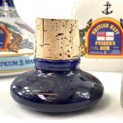 Lot 13 - British Navy Pussers Rum Wade pottery decanter...
