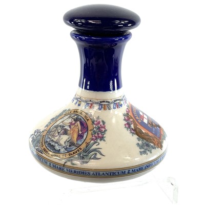 Lot 13 - British Navy Pussers Rum Wade pottery decanter...