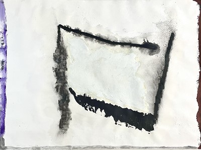 Lot 234 - Trevor BELL (1930-2017) Two Blacks Mixed media...