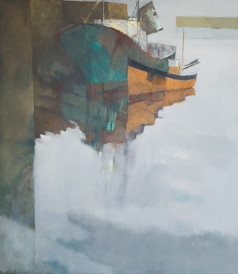 Lot 34 - Michael J. PRAED (1941) Trawlers Reflections...