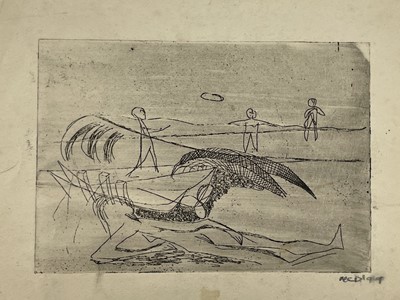 Lot 14 - Hubert DALWOOD (1924-1976) Untitled Etching...